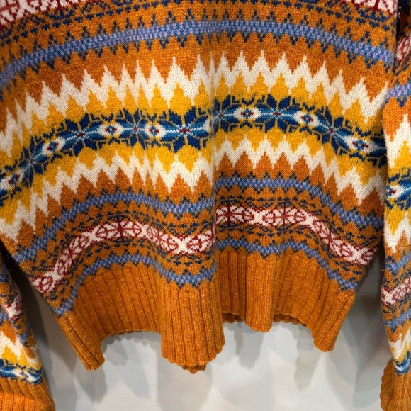 Todd Snyder Fair Isle Wool Pullover Sweater Women’s Size Medium - Picture 4 of 12